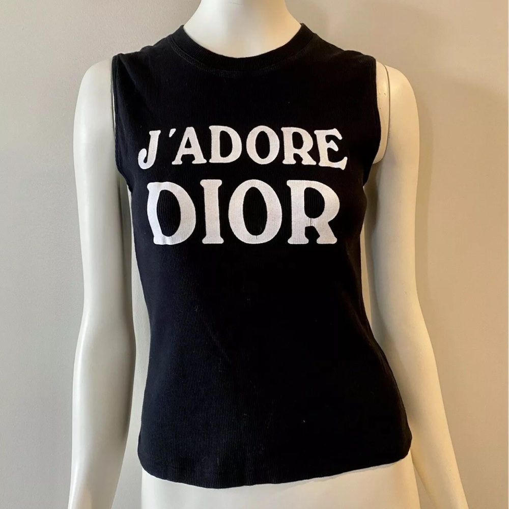 RARE J’adore Dior black and white t-shirt